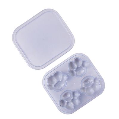 4 Grid Cat Claw Ice Tray Mold DIY Ice Pudding Cake Mold Ice Cream Maker