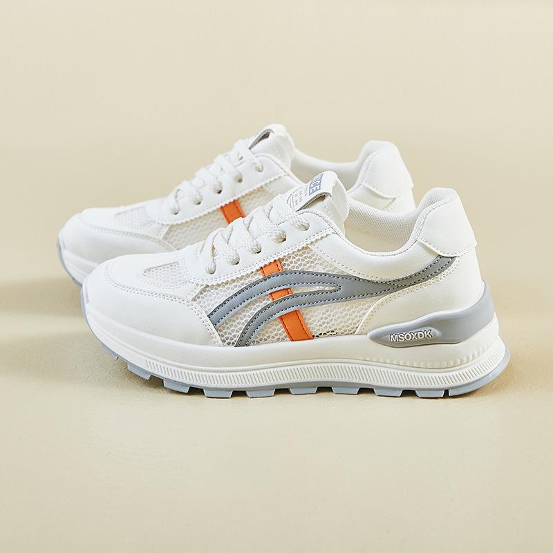 Ins Tide Korean Version of the New Dad Shoes Girl 2025 Summer Student Sports and Leisure Mesh Breathability Increase KK901-1