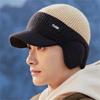 Thickened Baseball Cap Dual Tone Couples Hats Fashion Ear Protection  Men