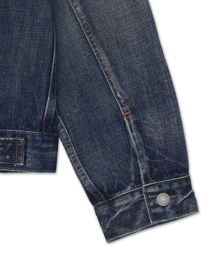 POLO RALPH LAUREN Faded Denim Trucker Jacket - Blue