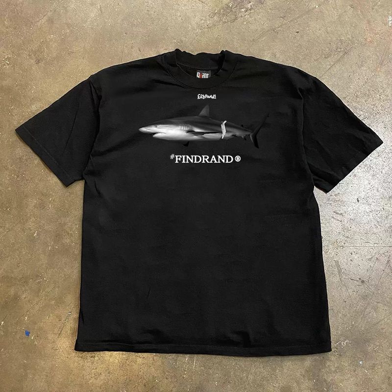 

Make Money for Charity 260G Heavy Pure Cotton! American Oversize COUPLE S Women Loose Short sleeve T-shirt Men Black XL [260g heavy cotton]]