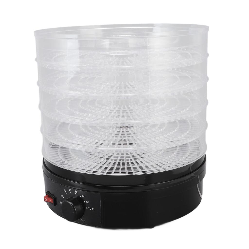 Food Dehydrator Black ABS Fruit Vegetables Meat Touch Control Food Air Dryer for Home