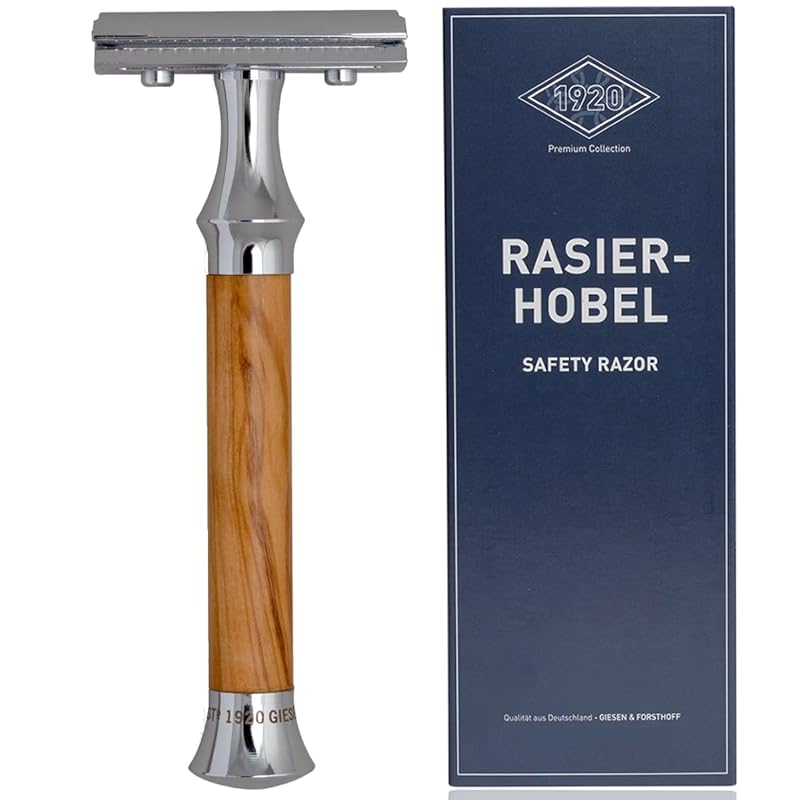 

[Germany solingen 100 years since establishment Made by G&F Your own nurture shaver: olive wood] The comfort of shaving with the warmth of wood