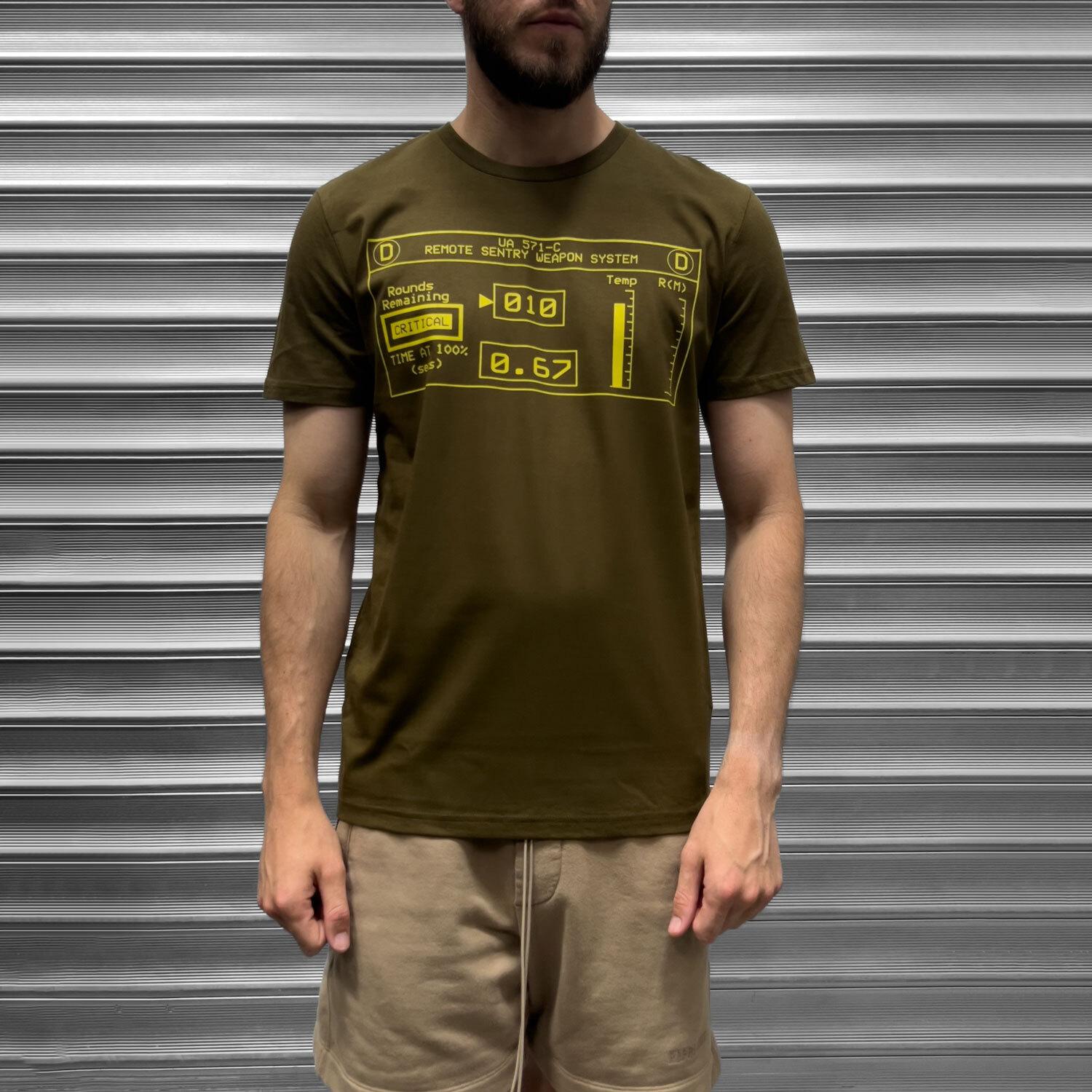 New Aliens Sentry Gun UI Mens T Shirt Weyland Yutani Corp Nostromo LV426 Xenomorph XL