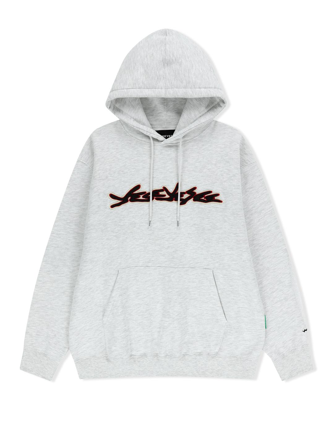 Yes Ic Y.E.S Sign Logo Hoodie Light Gray Light Grey/Xl