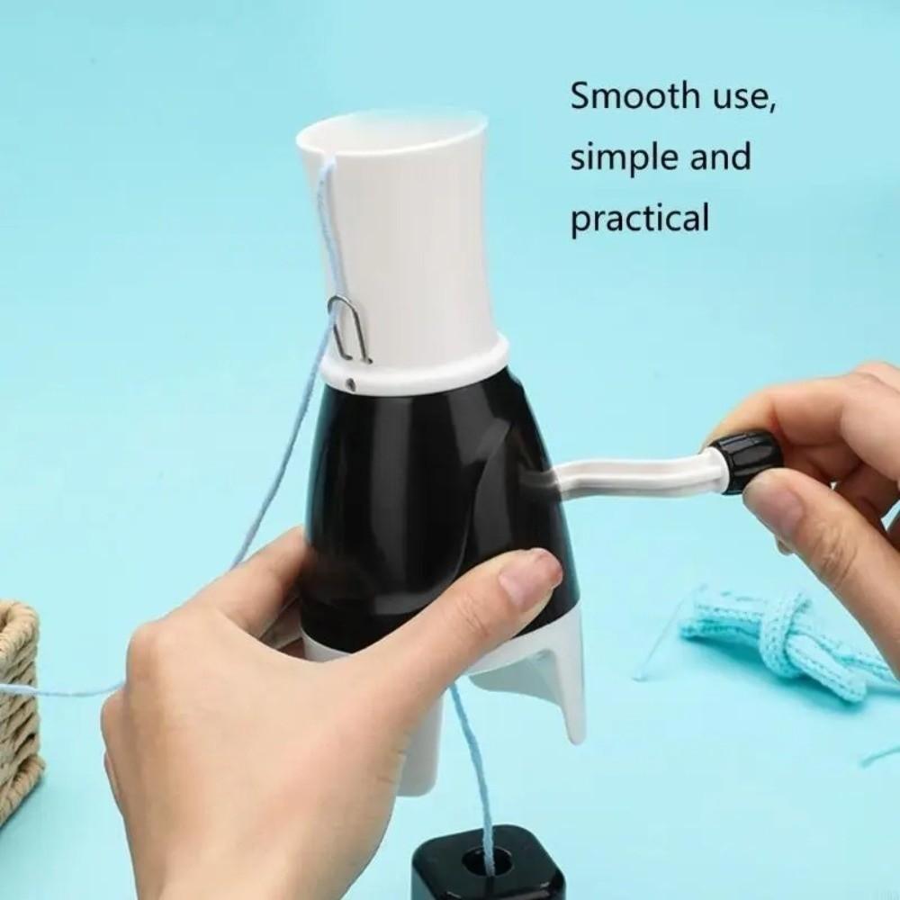 Manual Hand Operated Hand Crank Knitting Machine Portable DIY Knitting Spool Knitter Yarn Rope Knit Loom Knitted Bracelet