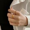 3 Piece Trendy Stylish Free Dainty Rings Stainless Women Steel Gold Color Color Knuckle Rings Lady Waterproof Minimalist Jewelry Present GiftFashion