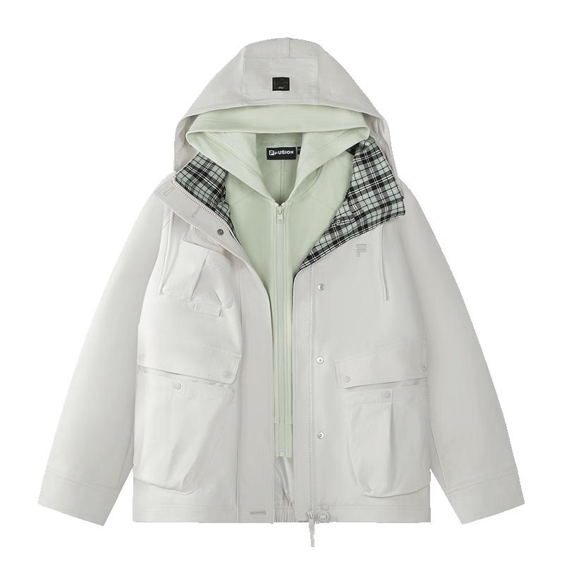 FILA FUSION Woven Hooded Jacket Set S