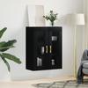 VidaXL Armoire murale noir 69,5x34x90 cm 828469