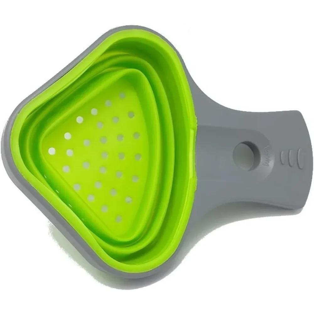 News Foldable Pasta Tools Silicone Colander Strainers Kitchen Strainer Spaghetti Net Cooker Basket Colander Kitchen Baking Tools