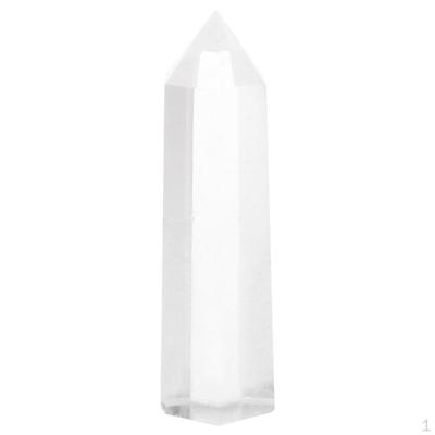 Cristal de pedra preciosa terminado em quartzo transparente