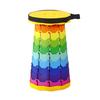 Yousheng Retractable Stool with Carrying Handle Portable Height Adjustable Lightweight Heavy Duty Outdoor Camping Picnic Fishing Telescoping Folding