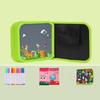 Kids Erasable Graffiti Drawing Book with 12 Watercolor Pens 14 Pages Toddlers Boys Girls Cartoon Doodle Book Educational Drawing Toy