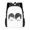 Dan And Phil Pattern Design Bagpack School Bags Whiskers Hair Fanart Dan And Phil Phan Amazing Phil Is Not On Fire