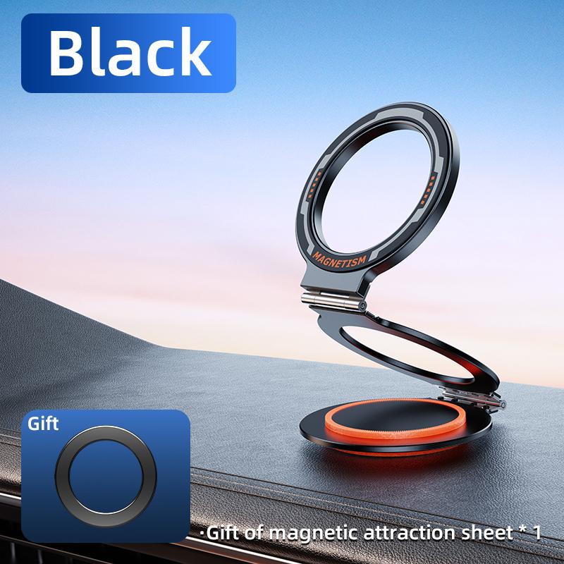 1pc Car Portable Magnetic Phone Holder Travel Essentials 360° Rotation Hands-Free Airplane Phone Mount Seat Phone Stand Durable