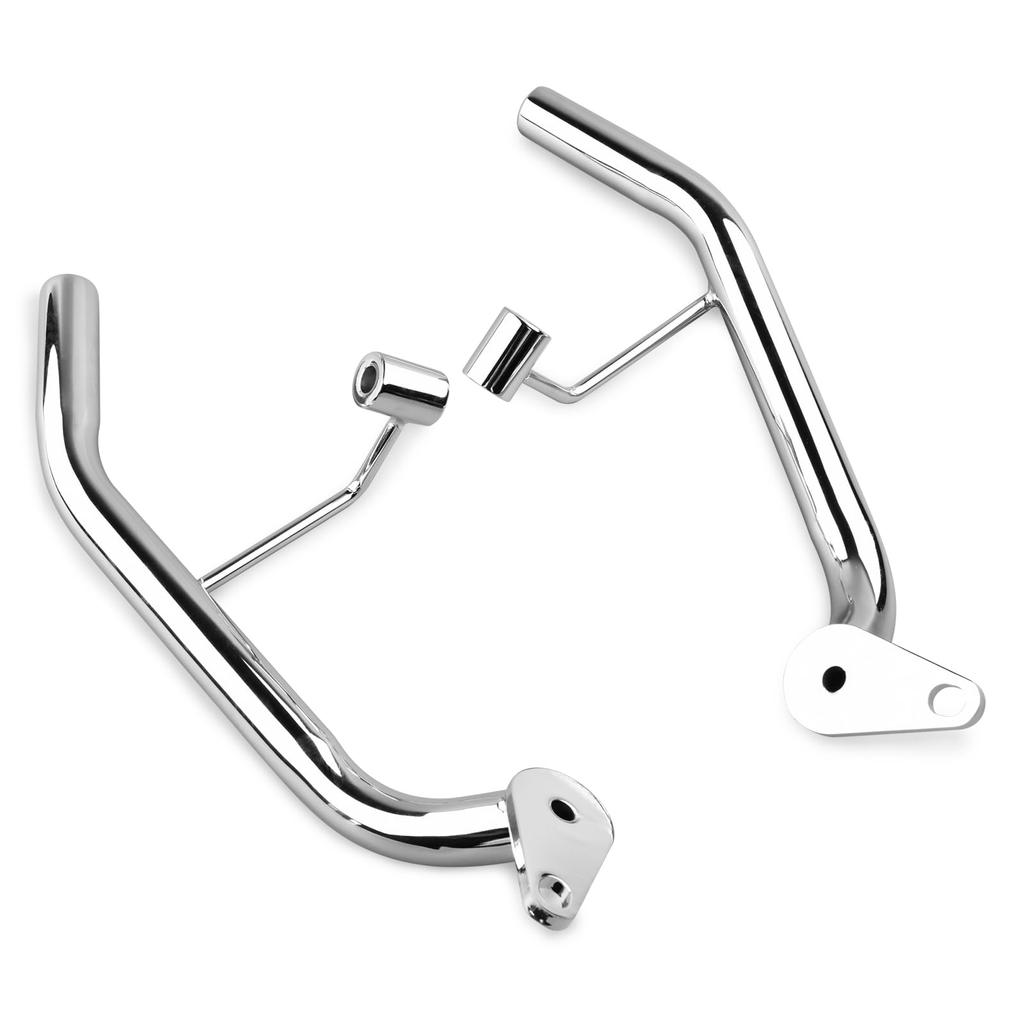 Split Rear Grab Bar for Z900RS/CAFE (2018-2025), Independent Left and Right Passenger Grab Rails, Steel Construction, Chrome Plated, 2019 2020 2021 20