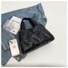 New Women Handheld Underarm Bag Minimalist Glossy Down-Filled Tote Bag Large Capacity Oxford Shoulder Bag