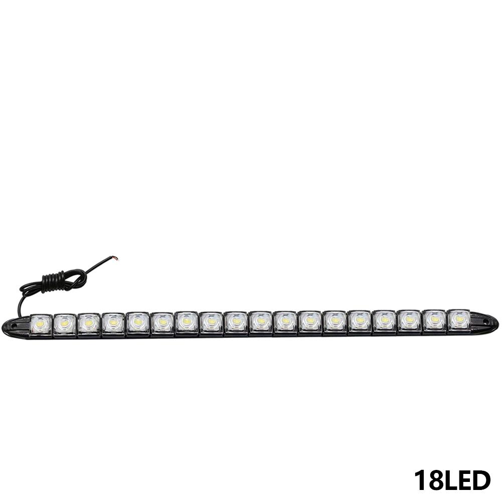 Car Led DRL Daytime Running Light 6/8/9/10/12/16/20LED White Waterproof Driving Fog Bulb Car Styling Lights Auto Truck Lighting