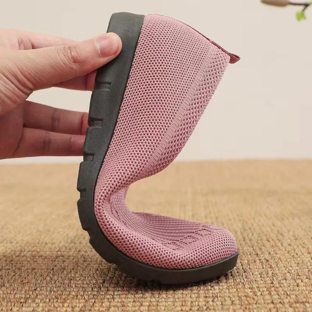 Women's Flats Shoes Comfortable Dress Shoes Round Toe Flats Anti Slip Mesh Dressy Shoes Slip on Casual Shoes for Women