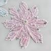 Color Heavy Industry Beads Organza Sequins Flower Clothing Dress Dress Top Luggage Decoration Cloth Sticker Accessories