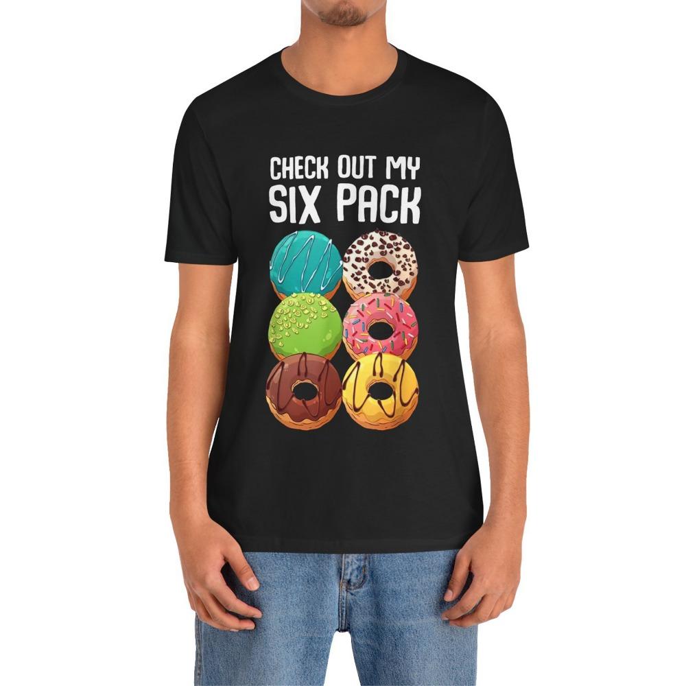 

Fancy Donut Print T-Shirt Men s Casual Comfort T-Shirt Men s Short Sleeve Top for Everyday Activities S