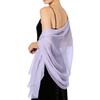 Elegante Sciarpa Leggera in Chiffon Trasparente Coprispalle da Sera per Donna Sciarpa Lunga Morbida per Matrimoni Eventi Formali Feste
