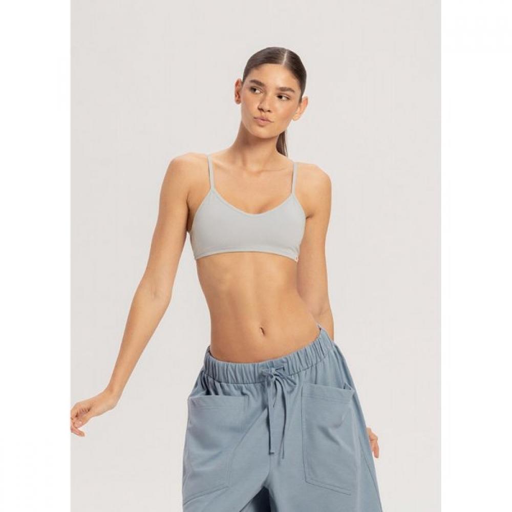 Chevron Bra Top Gray Dawn  B61002atb50 C24 