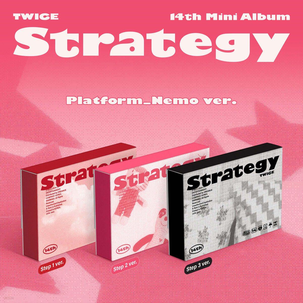 

TWICE - 14th Mini Album: STRATEGY [Platform_Nemo ver] [1 out of 3 randomly sent]