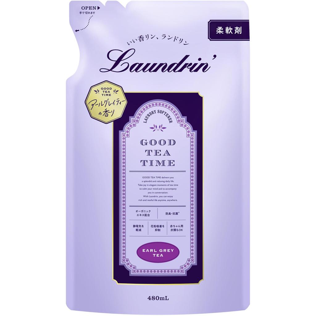 Liquid Fabric Earl Grey Tea 480ml Laundrin' Softener, Scent, Refill,