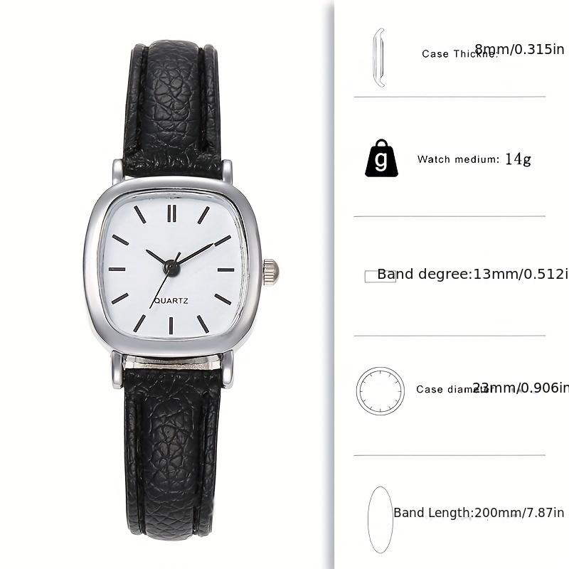 Stylish Ladies' Pu Leather Quartz Watch - Fashionable Alloy Pointer Clock with Precise Timekeeping - Ideal Gift for Women