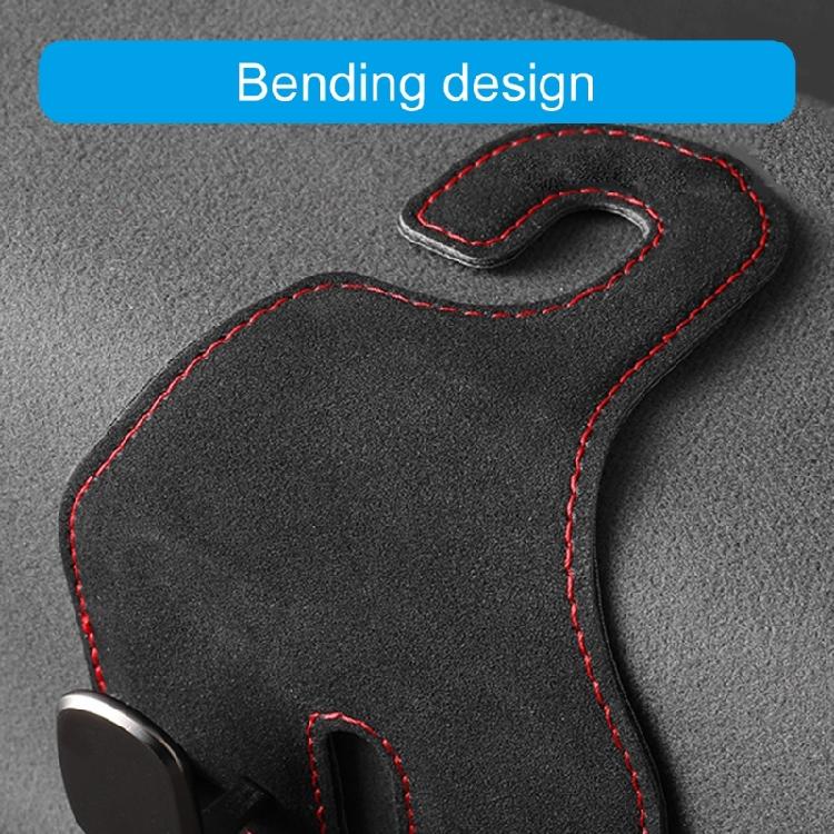 Car Back Seats Hook Rear Seats Hook Automotive Headrest Hooks Heavy Duty Double Hook Car Interior Organizer Accessories