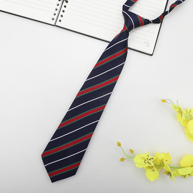 Jk Small Tie Female College Style Lazy Japanese Plaid Uniform Shirt Tie Student Ins Men'S And Women'S Short Styles Free Of Charge
