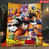Dragon Ball Non-slip Blanket Lightweight Flannel Warm Blanket for Sofa Chair Bed Use THW