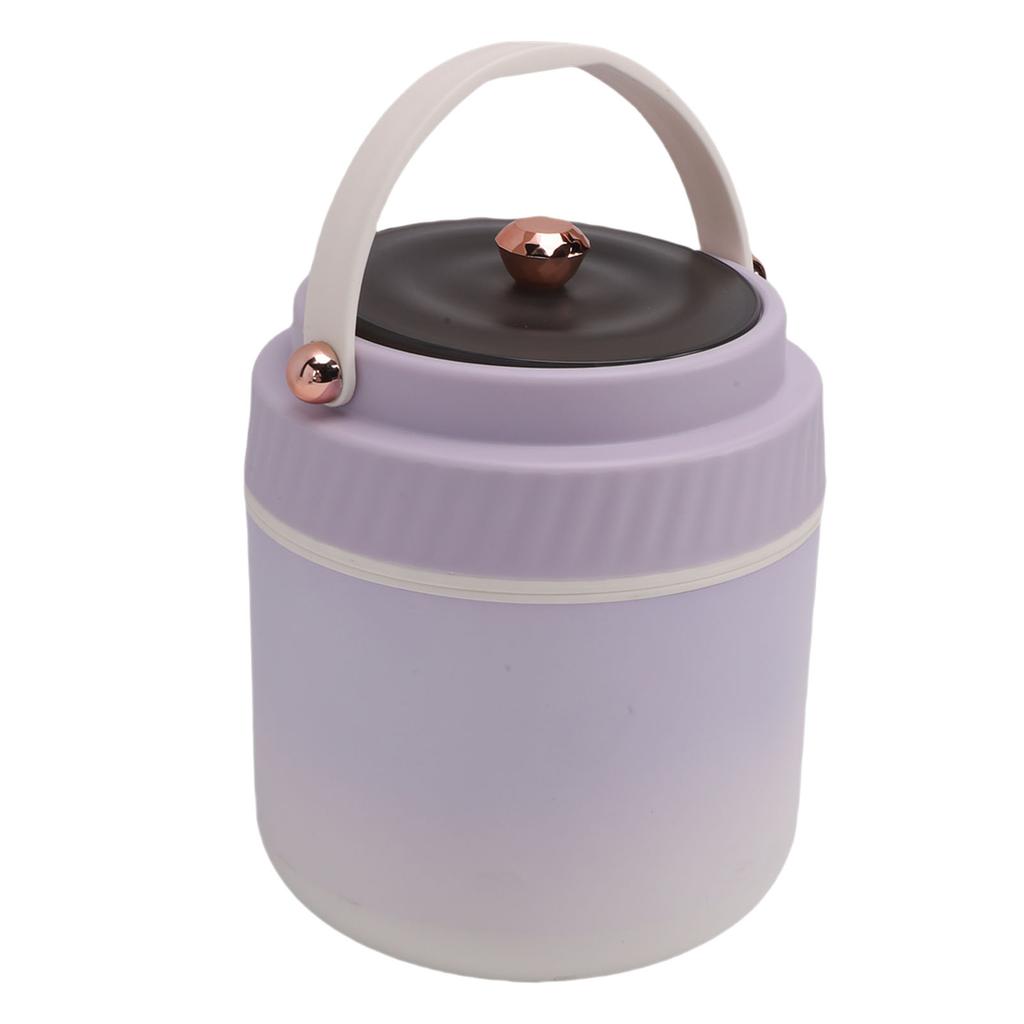304 Stainless Steel Vacuum Insulated Food Jar Lunch Box 1200ML Wide Mouth Insulated Food Container with Spoon