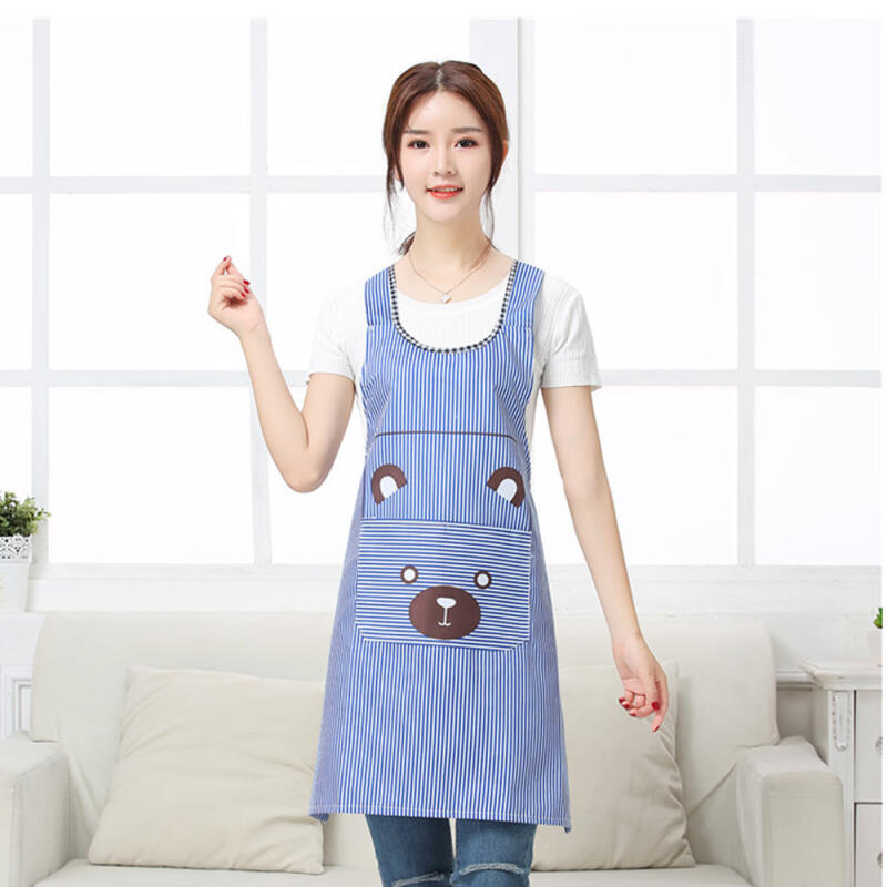 Striped Bear Apron Striped Bear Apron Red