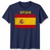 Spain Spanish Day Unisex T Shirts Grunge Flag Country Gift Football Novelty