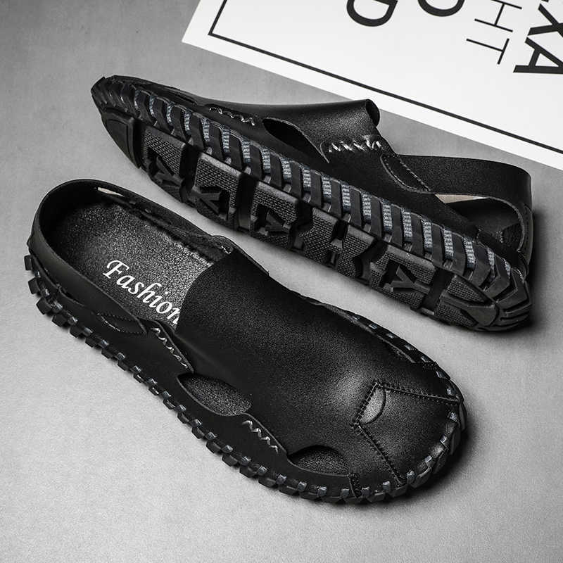 Open Back Slip Resistant Men's Sneakers Size 46 Loafers Sabot Man Young Shoes Sports Tenisfeminino Sapa Daily Luxury