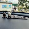 Violent Polychrome Bear Car Phone Number Plate Decorative Cartoon Ornament Car