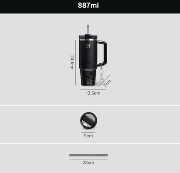 Blackpink Jennie X Stanley SAMARBEID Tumbler