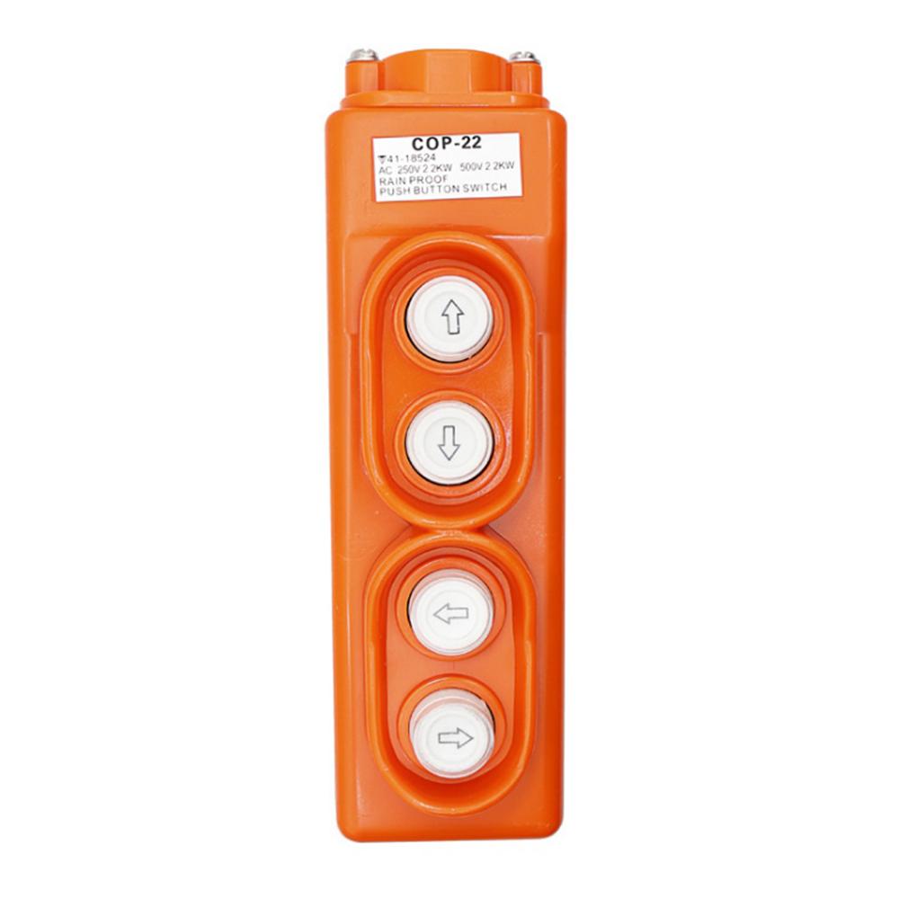 

Rainproof 4 Way Hoist Pendant Control Station Push Button Switch COP-22