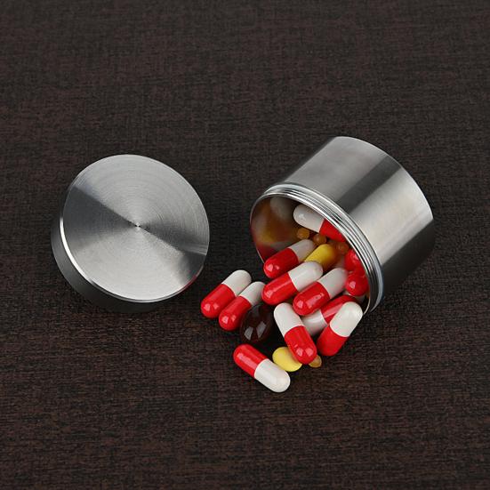 Pill Holder Rust Resistance Moisture-proof Widely Use Small Pocket Tea Box