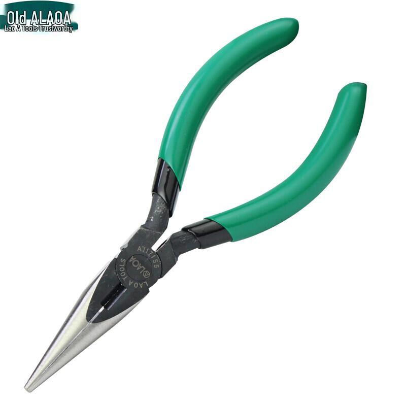 LAOA 5-inch Mini Toothless Needle-Nose Electrician Pliers