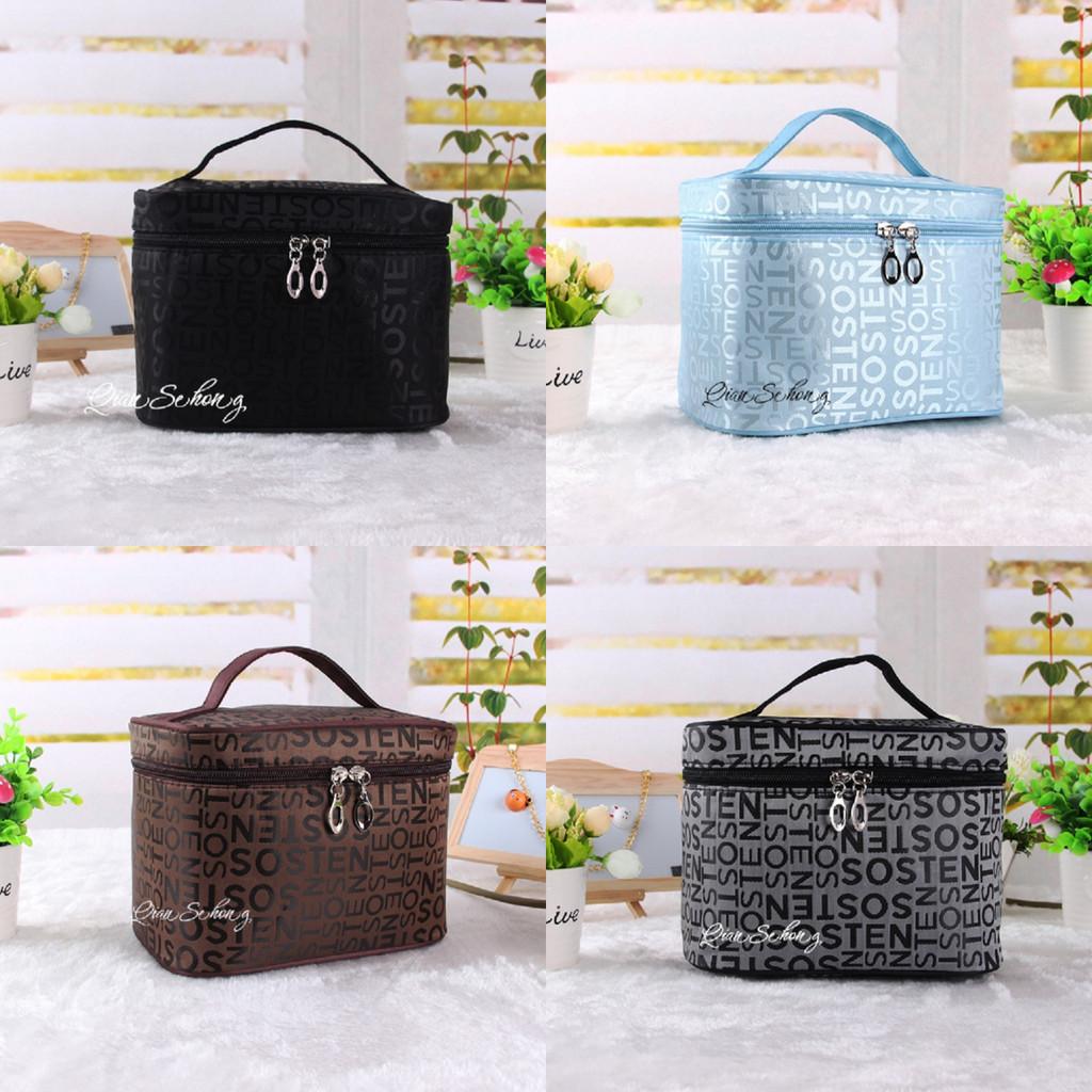 Stylish Sweet Large Capacity Cosmetic Bag Travel Storage Box For Home Use In Multiple Colors
