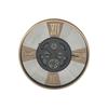 Vintage Wall Clock - Home ESPRIT - Black Gold - Metal and Glass - 80x9.5x80 Cm - Multicolor - Retro Design