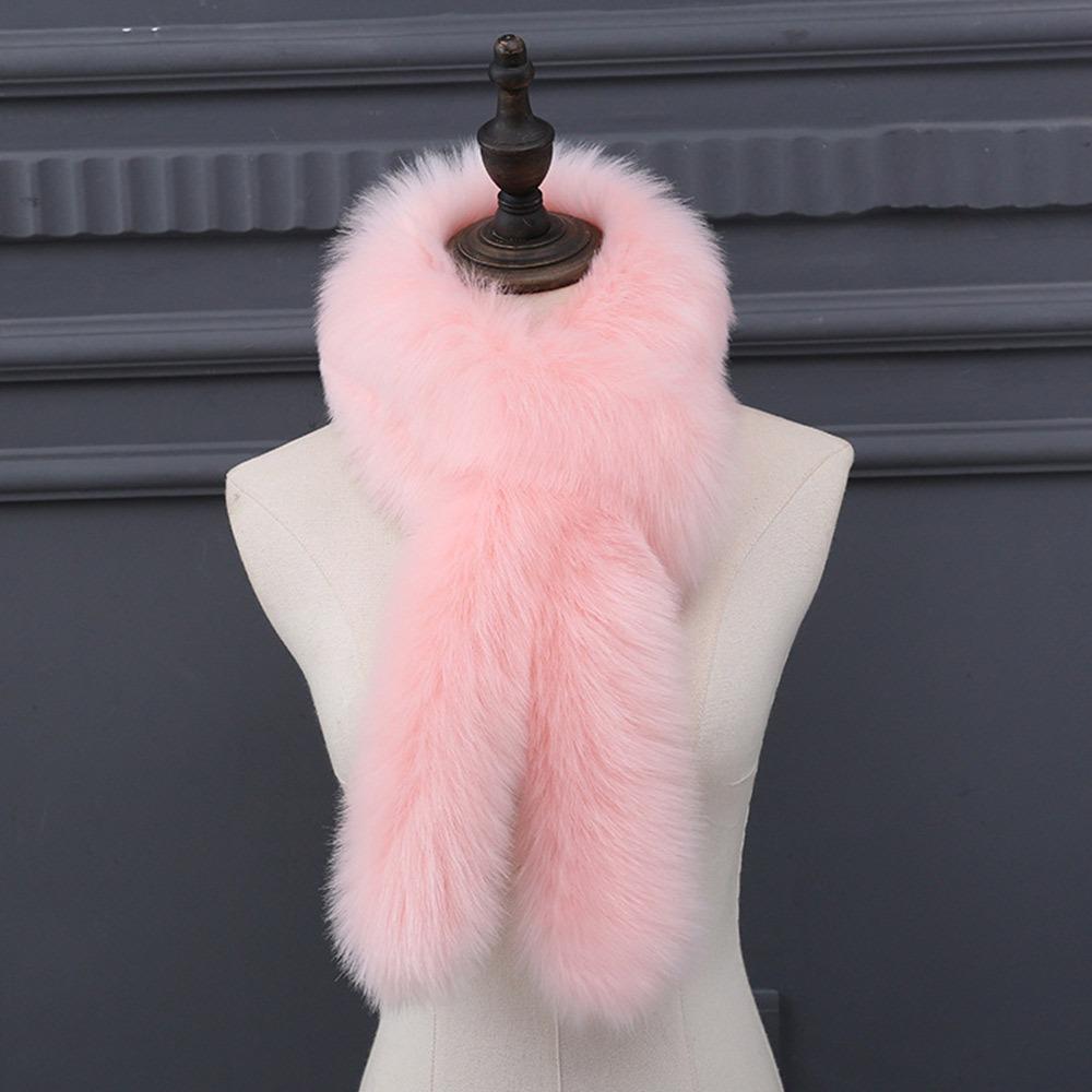 Warm Women's Collar Scarf Faux Fur Fur Collar Scarf Wrap Korean Neck Warmers