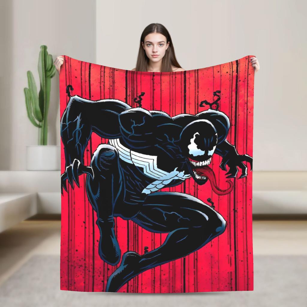 Venom Blanket Plush Awesome Soft Throw Blanket for Coverlet Decoration