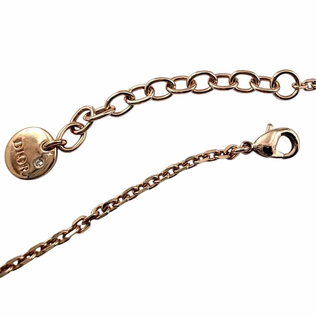 Excellent DIOR Necklace Petit CD Rose gold Women N1390PTCPL Used