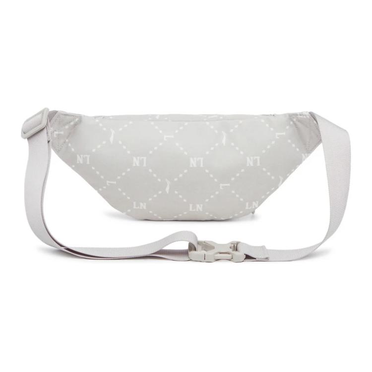 New LiNing Sports Life Collection Polyester Sling Bag, Fanny Pack Unisex Ecru ABDT329-3