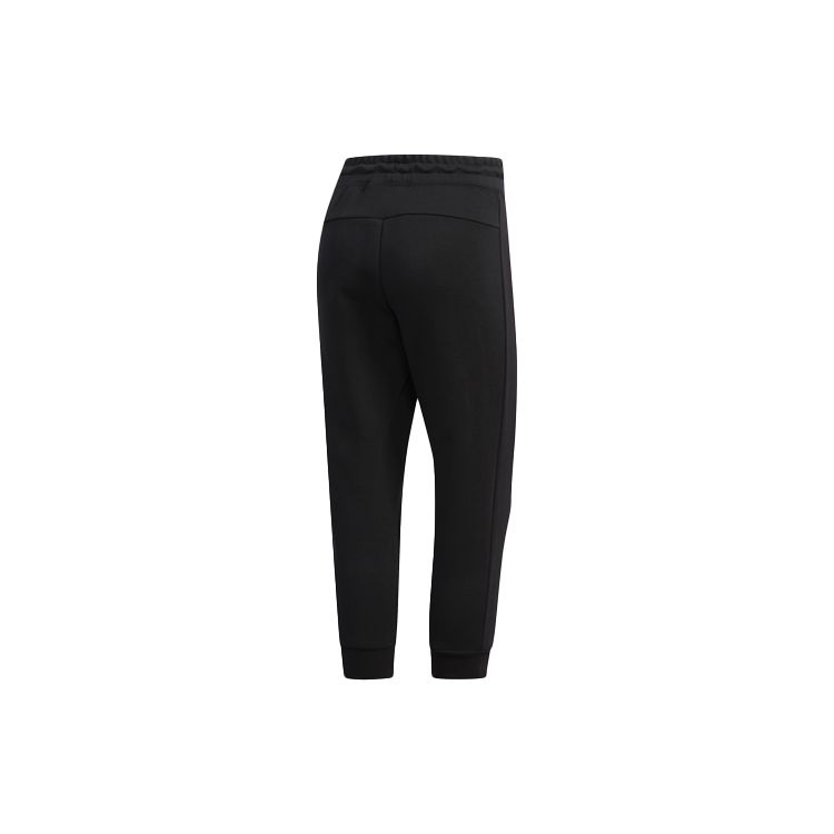 Adidas 3/4 Length Breathable Knit Sports Pants Women Bottoms Black EH3899