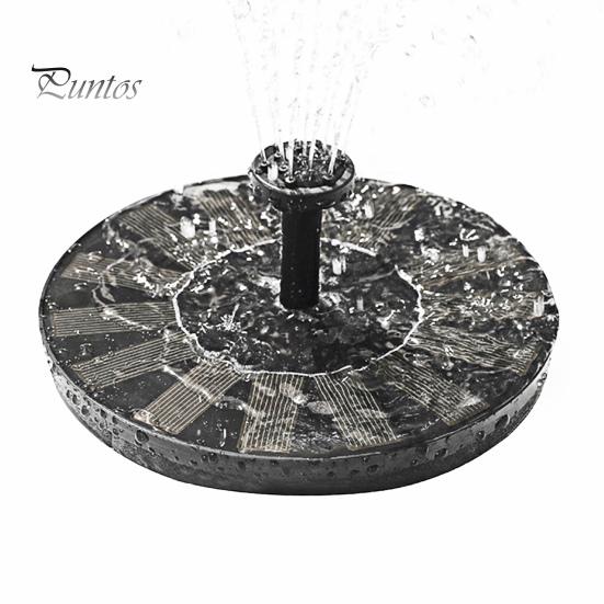 Practic, ușor de instalat, fântână neagră alimentată cu energie solară, iaz cu pești, decorare pentru fântână plutitoare pentru baia păsărilor